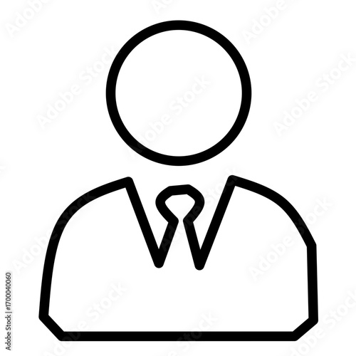 Businessman Icon - Lawyer Attorney Court Symbol