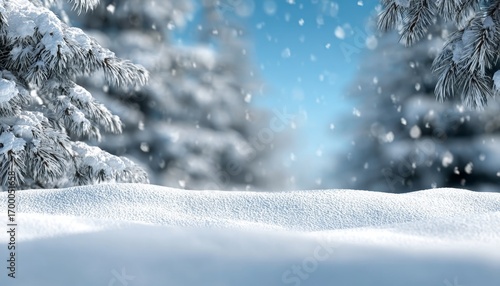 Wallpaper Mural Enchanting Winter Wonderland with Majestic Snow-Covered Trees and Sparkling Frosty Landscape Views Torontodigital.ca