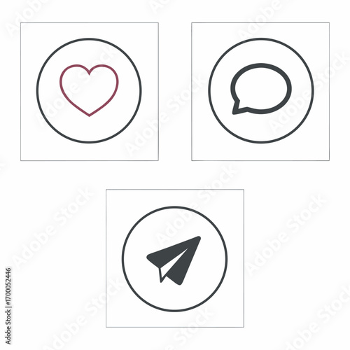 a grid of four common social media icons