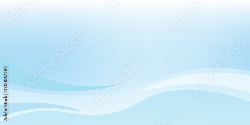 Abstract blue wave modern arts background