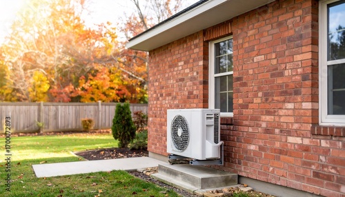 Autumn House HVAC Outdoor Unit.