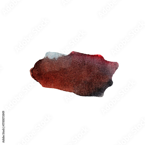 This art piece features a flowing shape with rich red and gray colors blending softly together, ideal for home decor or as an inspiration for artistic projects.