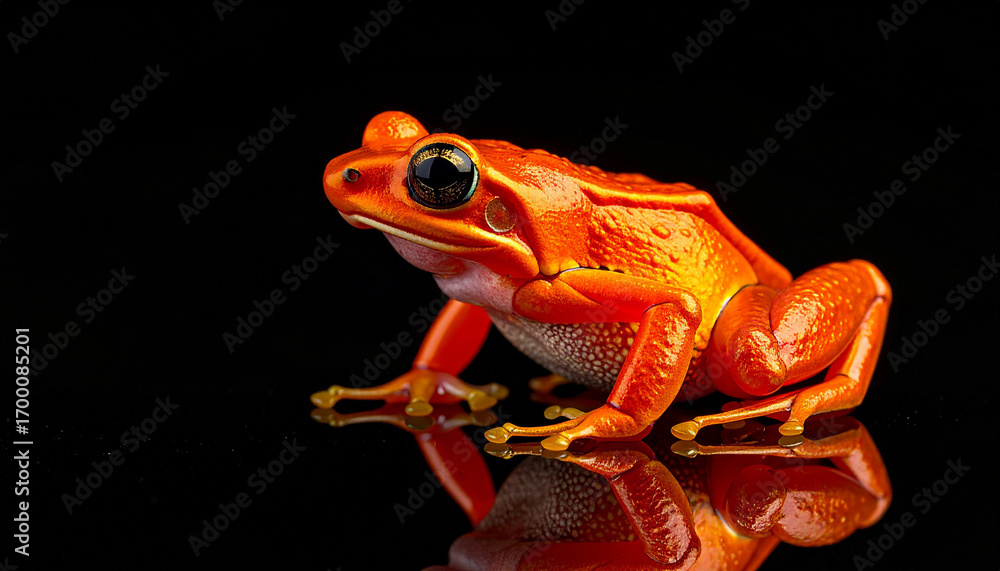 Fototapeta premium Orange and black frog