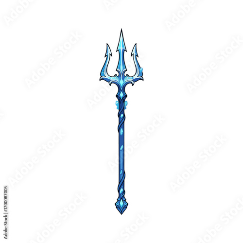 trident stick on white background