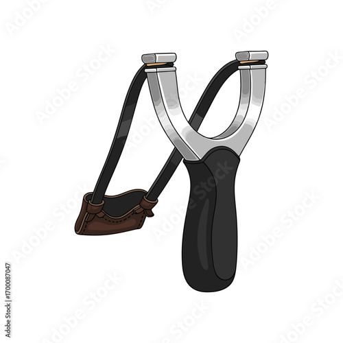 slingshot on white background