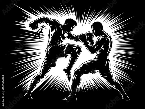 "Muay Thai Combat Clash"  Kickboxing  Graphics