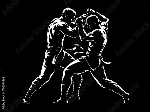 "Muay Thai Combat Clash"  Kickboxing  Graphics