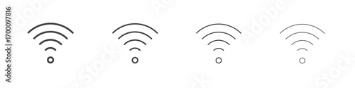 Signals icons for graphic and web design.