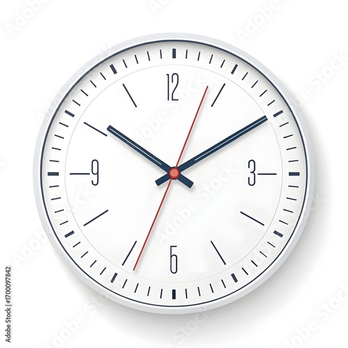 Free Download Modern Minimalist Wall Clock for Home and Office Decor - GFXLoad