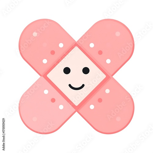 Cute pink bandaid