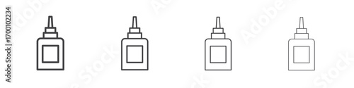 Glue icons for graphic and web design.