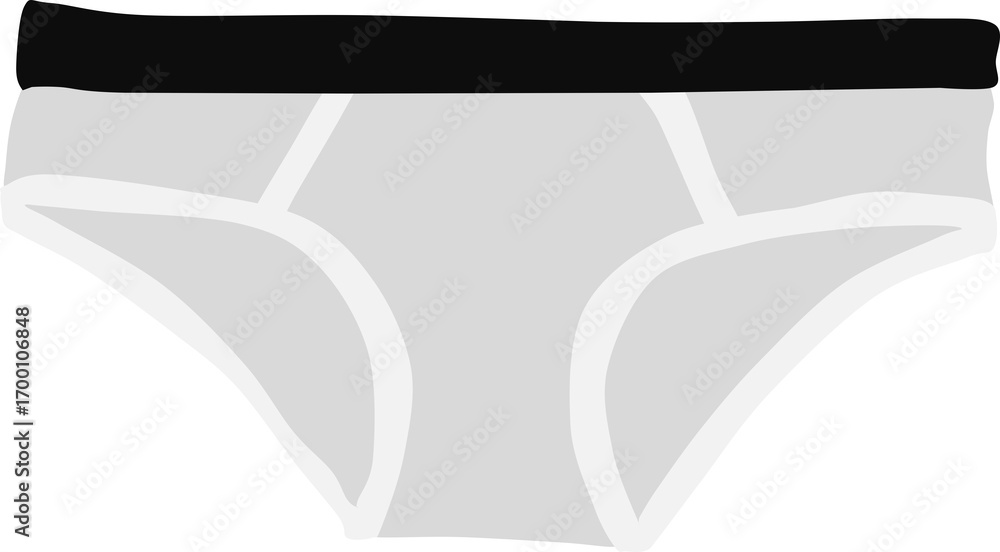 Fototapeta premium 下着のイラスト