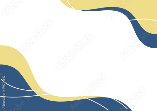 Modern abstract wavy decorative background