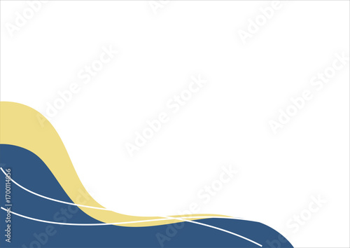 Modern abstract wavy decorative background
