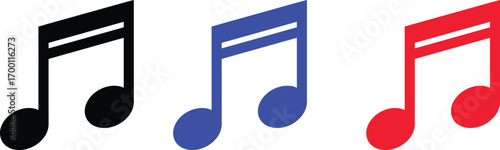 Illustration of musical notes isolated on white background the notes are a fundamental element of music, representing pitch and duration in a composition