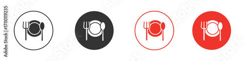 Food icon symbol in black. icon design vector stock