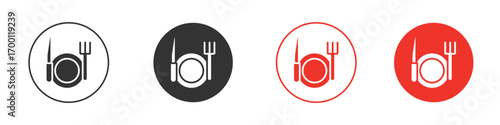Food icon symbol in black. icon design vector stock