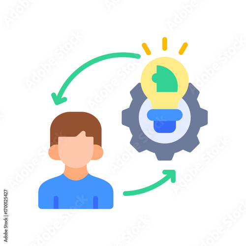 Implement Solution flat color icon