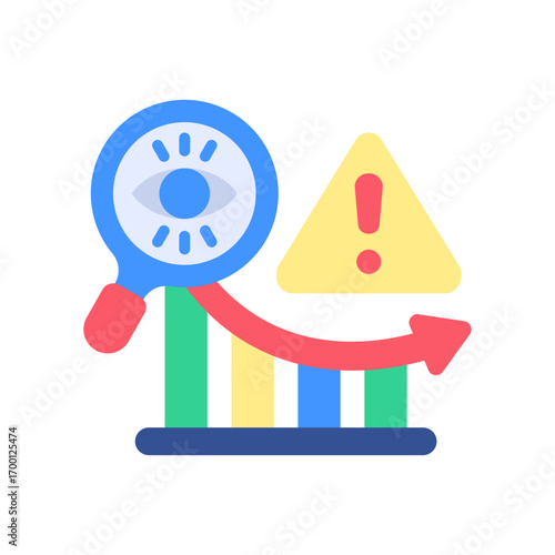 Make Problems Visible flat color icon