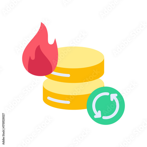 Disaster Recovery flat color icon