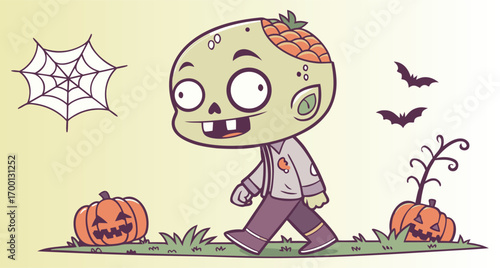 Halloween Zombie, Spooky Character, Cartoon Halloween, Animated Zombie, Scary Art, Halloween Fun, Cartoon Scare, Zombie Costume, Halloween Character, Animated Scare, Cartoon Zombie, Scary Cartoon, Hal
