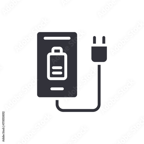 Stylized Charging Device Depiction For Modern Technology Applications And Designs