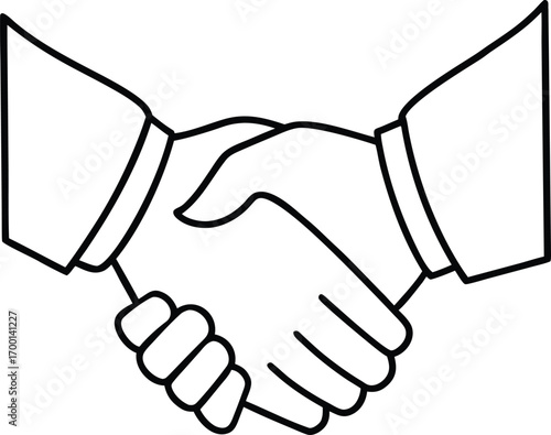 handshake between two businessmen