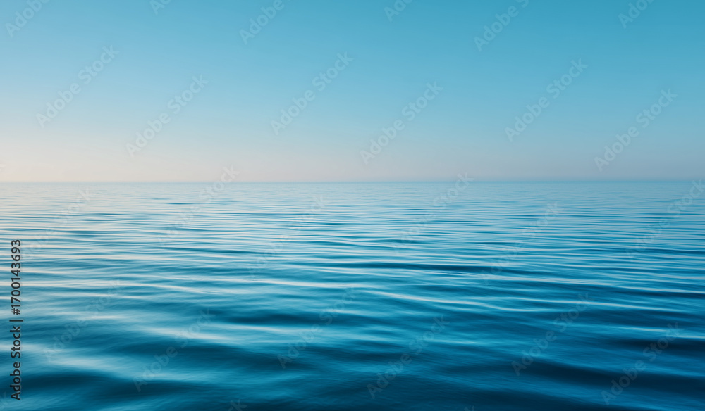 Obraz premium Aerial view of ocean surface- crystal clear water background