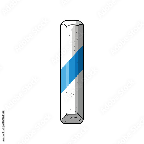 Vector Cigar With Blue Stripe Design