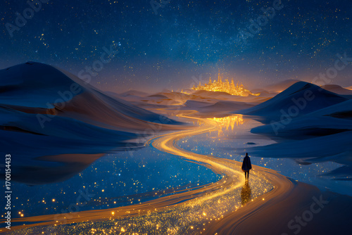 The Golden Path of the Wanderer