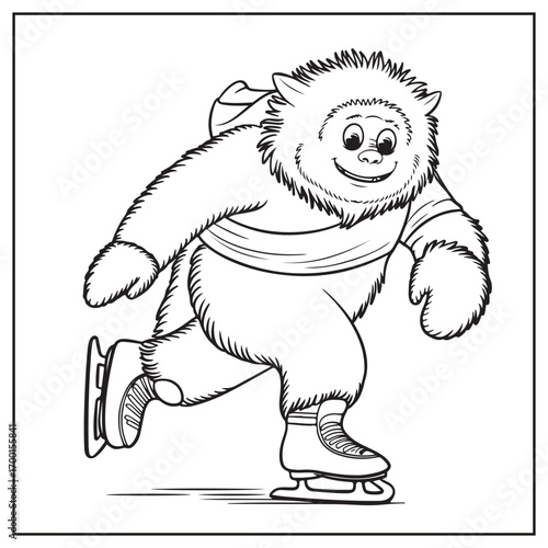 Adorable Creepy Monsters Coloring Pages
