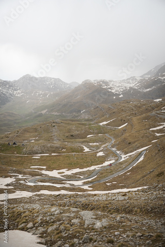 Winding Road Through Mountain Landscape