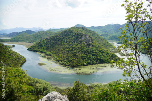 Scenic River Bend in Green Mountain Valley