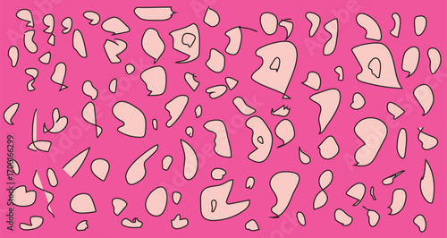 pink leopard wallpaper. Pink Leopard Animal Print Pattern Vector Illustration. Seamless Vector Leopard Print Pattern on a Pink Background