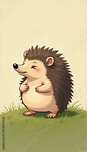 hedgehog in the forest