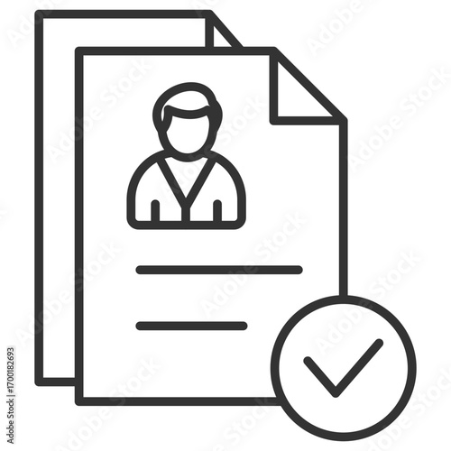 Employment Contract Outline Icon