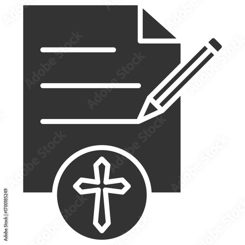 Testament Glyph Icon