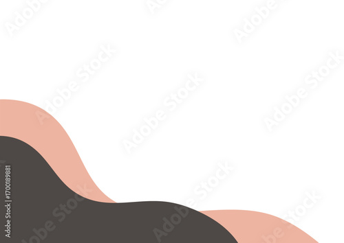 Modern abstract coffee wave decorative background