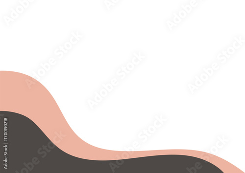 Modern abstract coffee wave decorative background