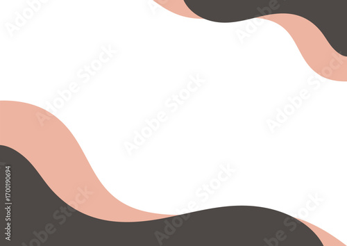 Modern abstract coffee wave decorative background