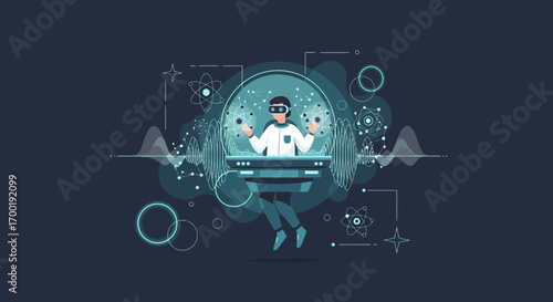 Virtual Reality and Scientific Exploration: A Man's Journey into the Quantum Realm