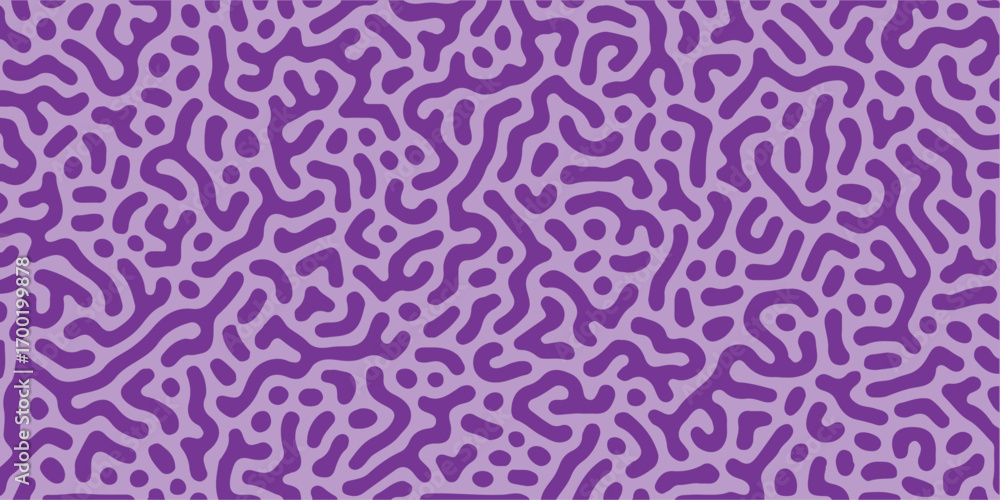 Fototapeta premium Purple leopard skin seamless pattern vector illustration on a light backdrop. Seamless repeating vector texture noise grain turing effect. Rustic pattern for modern ethnic background. Vector Format