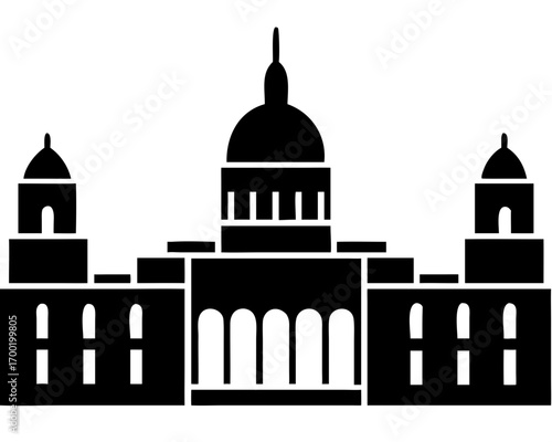 Creative details Parliament Vector Illustration | Government Building and Legislative Assembly Icon