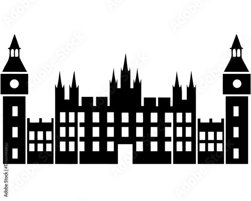 Creative details Parliament Vector Illustration | Government Building and Legislative Assembly Icon