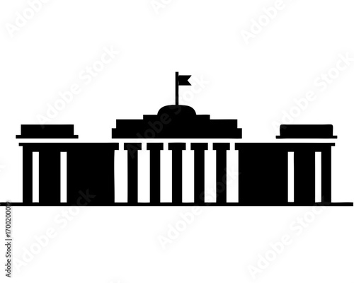 Creative details Parliament Vector Illustration | Government Building and Legislative Assembly Icon