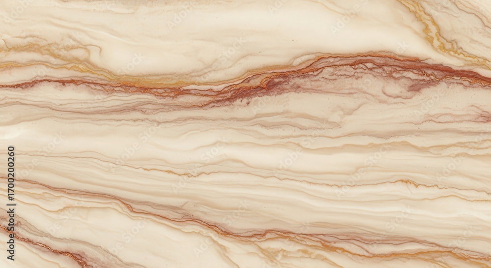 Obraz premium Beige and Red Veined Marble Texture Background.