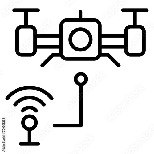 Drone connectivity icon