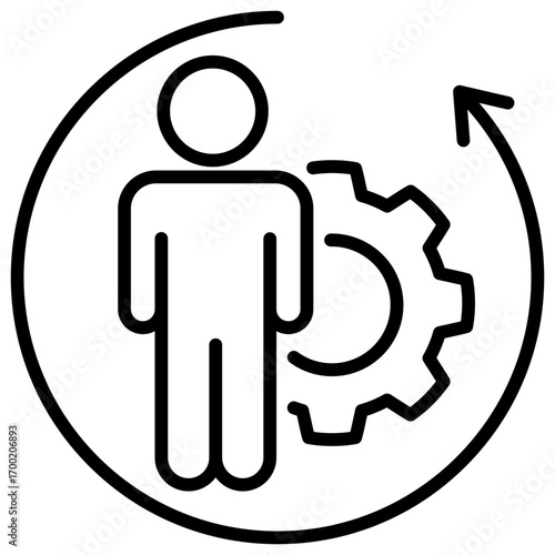 Autonomy Line Icon