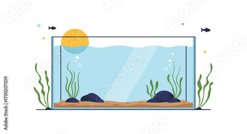 Establishing a thriving freshwater aquarium environment for aquatic life and plant growth