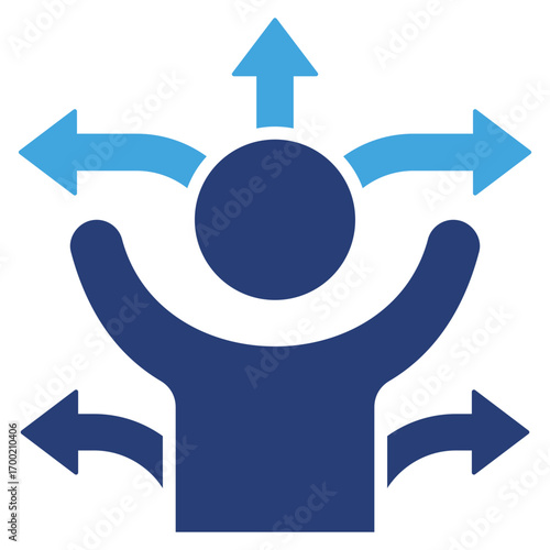 Flexibility Two Color Icon